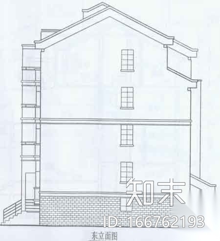 浙江省现代化新农村住宅方案精选-灵隐农居施工图下载【ID:166762193】