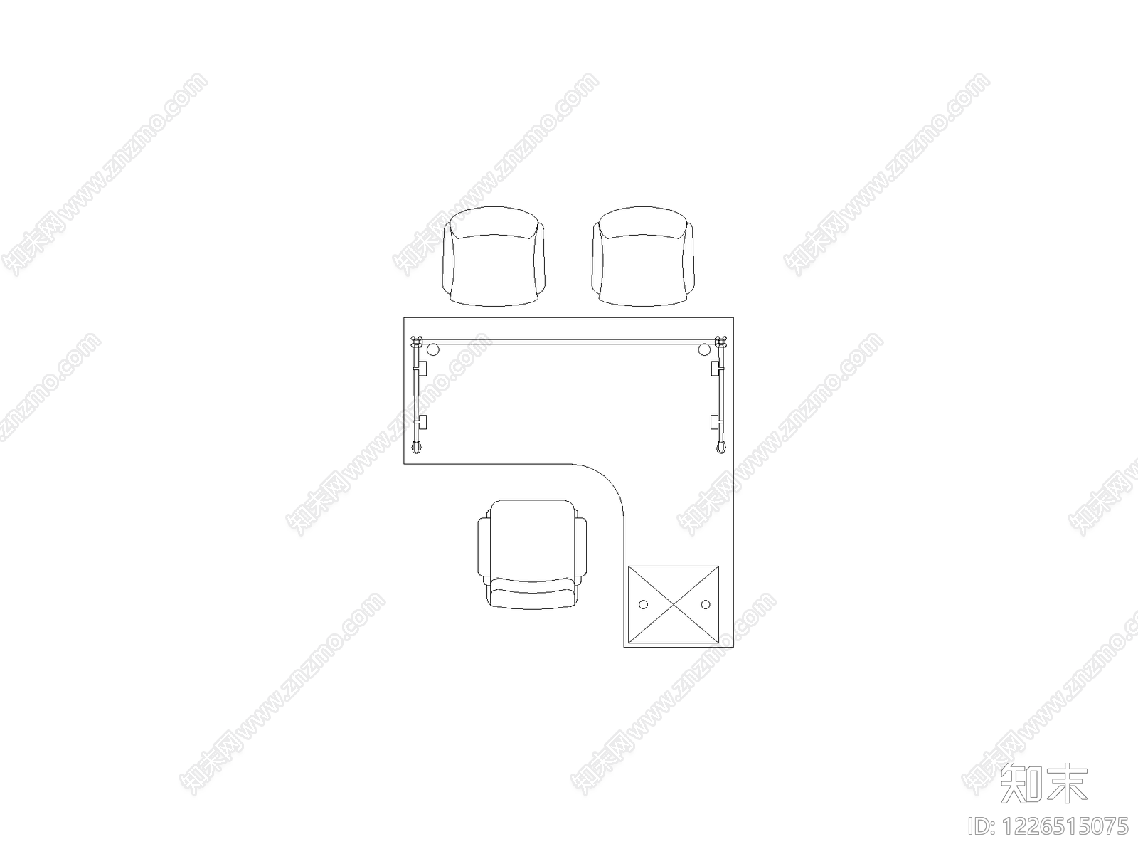 桌子CAD图纸