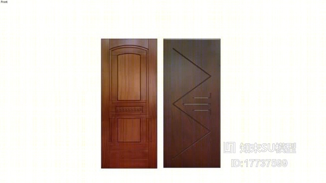 门板SU模型下载【ID:17737599】