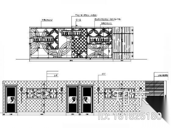 假日酒店KTV空间装修图cad施工图下载【ID:161826180】