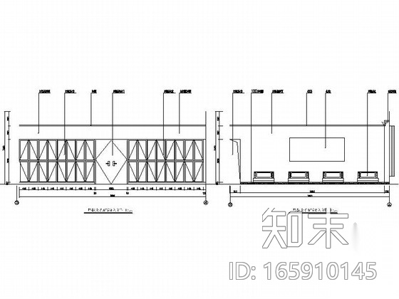 [安徽]现代办公楼室内装修施工图（含水电）施工图下载【ID:165910145】