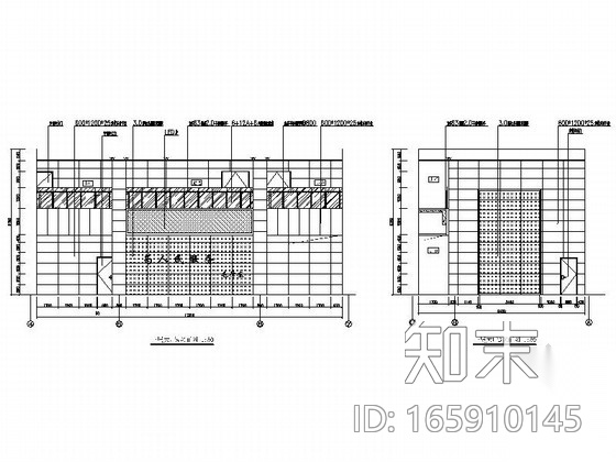 [安徽]现代办公楼室内装修施工图（含水电）施工图下载【ID:165910145】