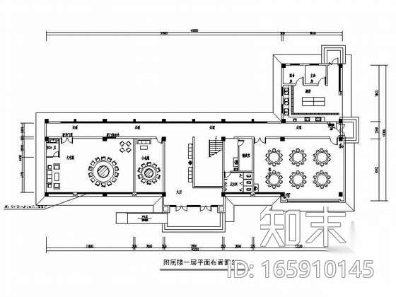 [安徽]现代办公楼室内装修施工图（含水电）施工图下载【ID:165910145】