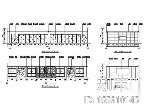 [安徽]现代办公楼室内装修施工图（含水电）施工图下载【ID:165910145】