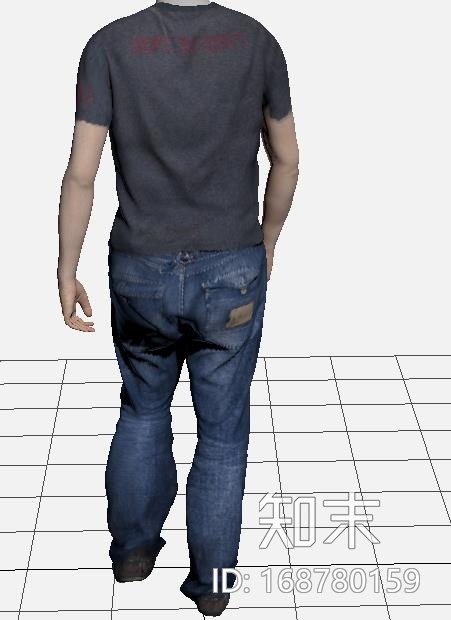 max+obj格式3D扫描高精度男人模型带多张4K贴图CG模型下载【ID:168780159】