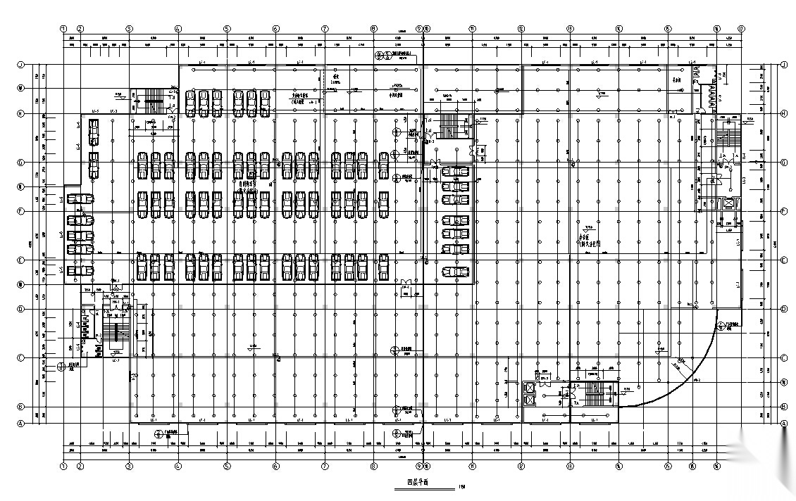 现代多层商业大厦建筑设计方案施工图CADcad施工图下载【ID:168313182】