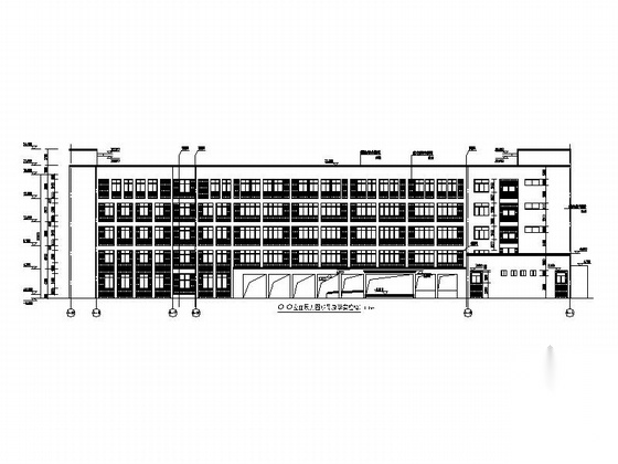 [浙江]现代风格中学施工图（含教学楼、食堂、体育馆等cad施工图下载【ID:166431158】