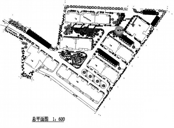 四川某小型小区景观规划方案cad施工图下载【ID:161101176】