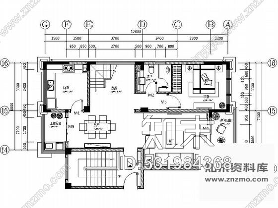 施工图昆山森林公园现代两层别墅样板间装修设计施工图cad施工图下载【ID:531984368】