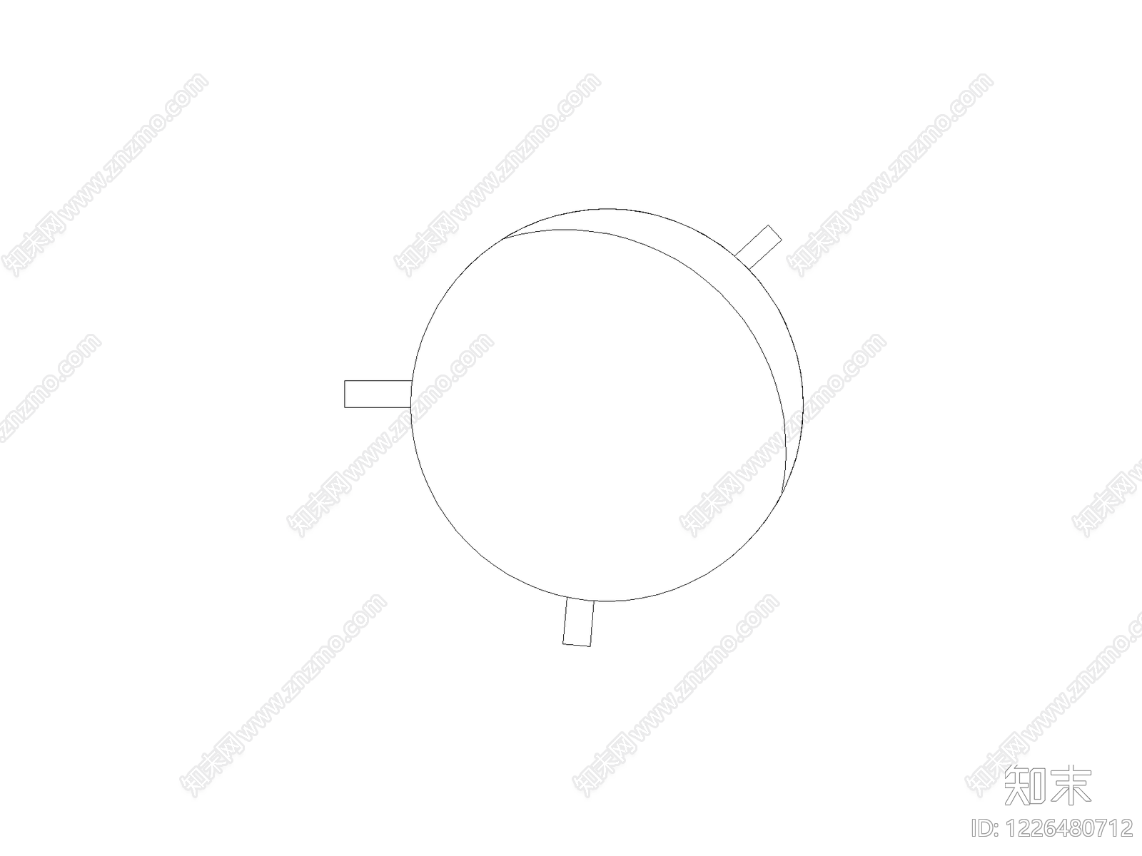 现代五金管件CAD图纸
