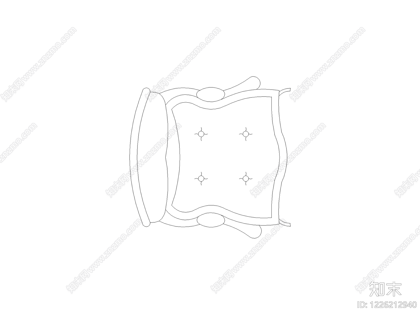沙发CAD图纸