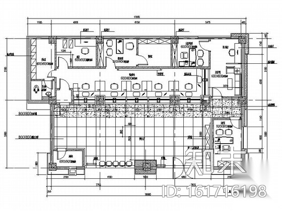 [浙江]现代国有独资商业金融机构支行装修施工图cad施工图下载【ID:161716198】