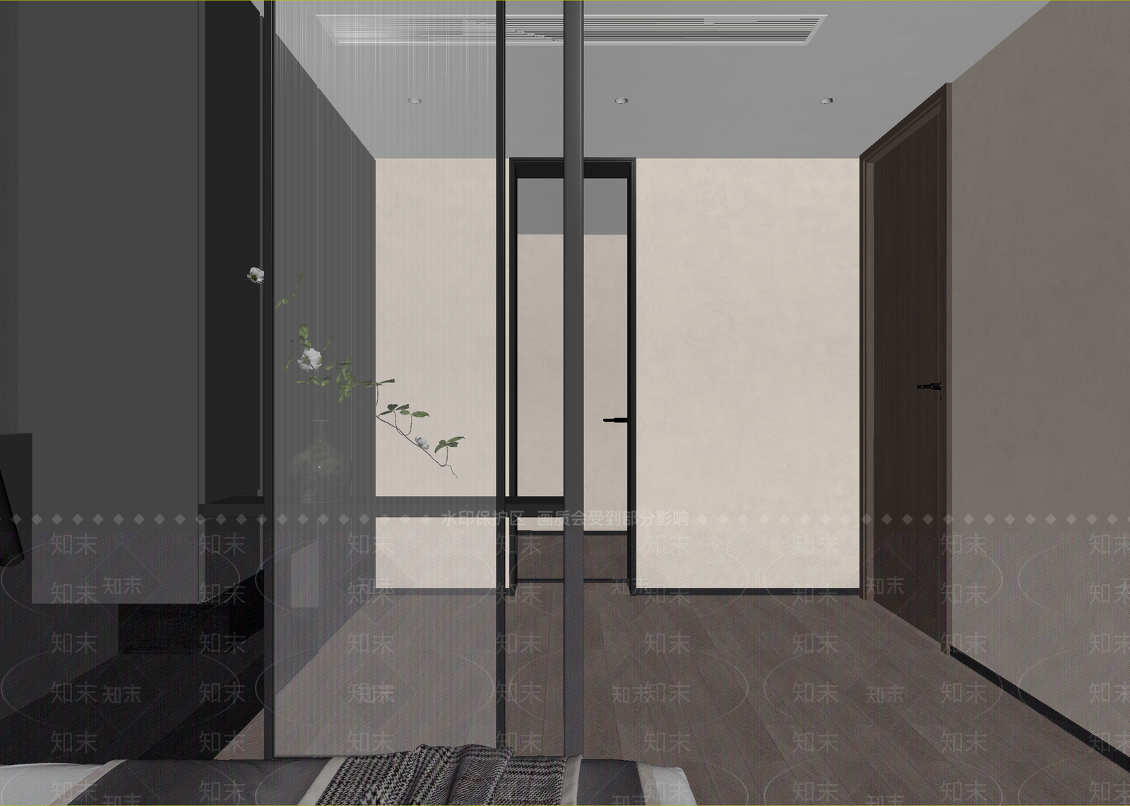 现代酒店客房3D模型下载【ID:1215094040】