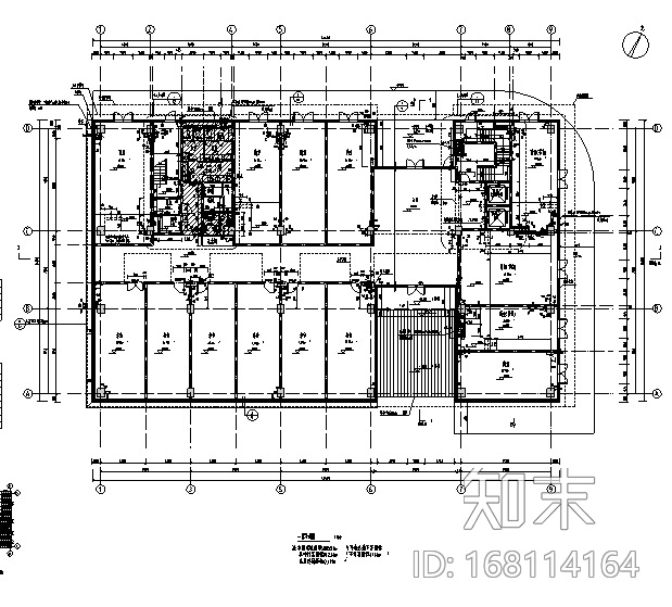 [上海]10个子项目商务办公项目施工图（全专业图纸）cad施工图下载【ID:168114164】