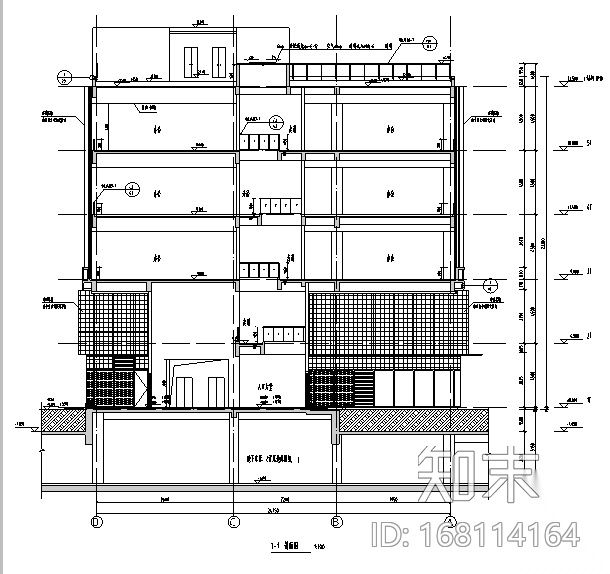 [上海]10个子项目商务办公项目施工图（全专业图纸）cad施工图下载【ID:168114164】