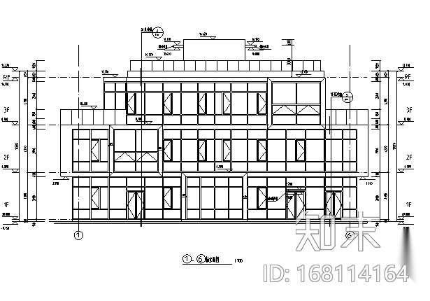 [上海]10个子项目商务办公项目施工图（全专业图纸）cad施工图下载【ID:168114164】