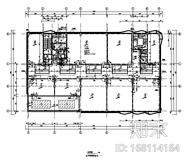 [上海]10个子项目商务办公项目施工图（全专业图纸）cad施工图下载【ID:168114164】