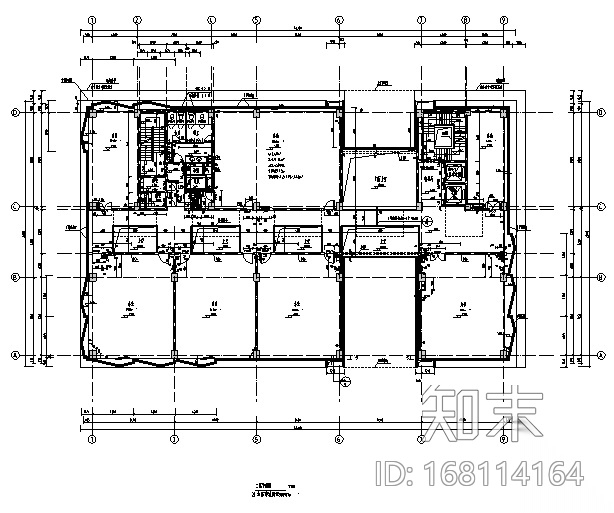 [上海]10个子项目商务办公项目施工图（全专业图纸）cad施工图下载【ID:168114164】