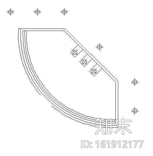 现代造型天花cad施工图下载【ID:161912177】