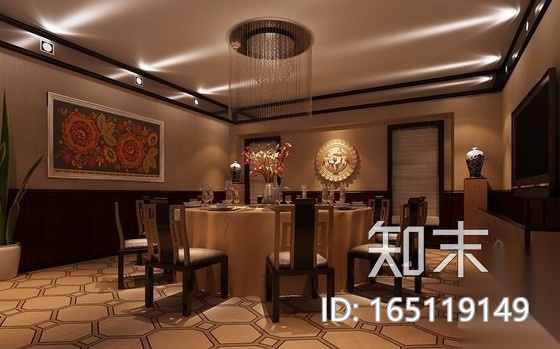 雅致意境酒楼室内装修图（含效果）施工图下载【ID:165119149】