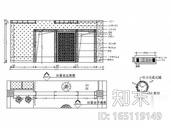 雅致意境酒楼室内装修图（含效果）施工图下载【ID:165119149】