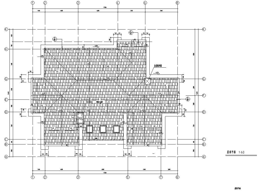 欧式风格2层独栋别墅建筑施工图cad施工图下载【ID:149889183】