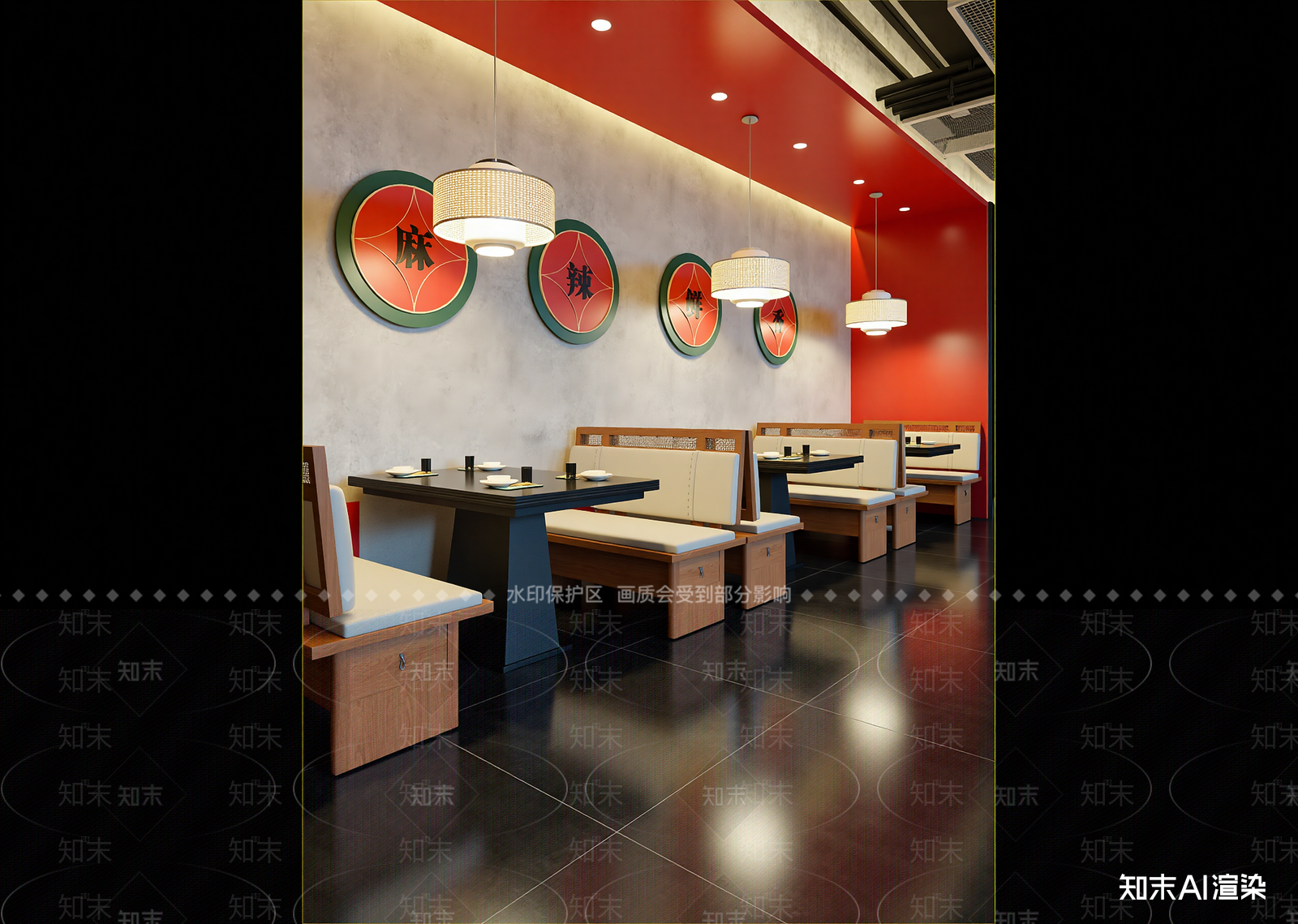 现代火锅店3D模型下载【ID:1214920474】