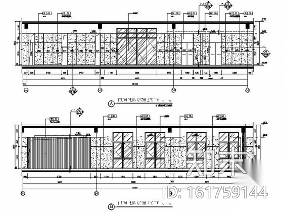 [北京]中国建筑企业技术中心现代高档办公楼CAD装修施...施工图下载【ID:161759144】