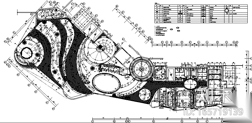 [广东]珠海华发峰景湾销售中心设计施工图（附效果图）cad施工图下载【ID:165719139】