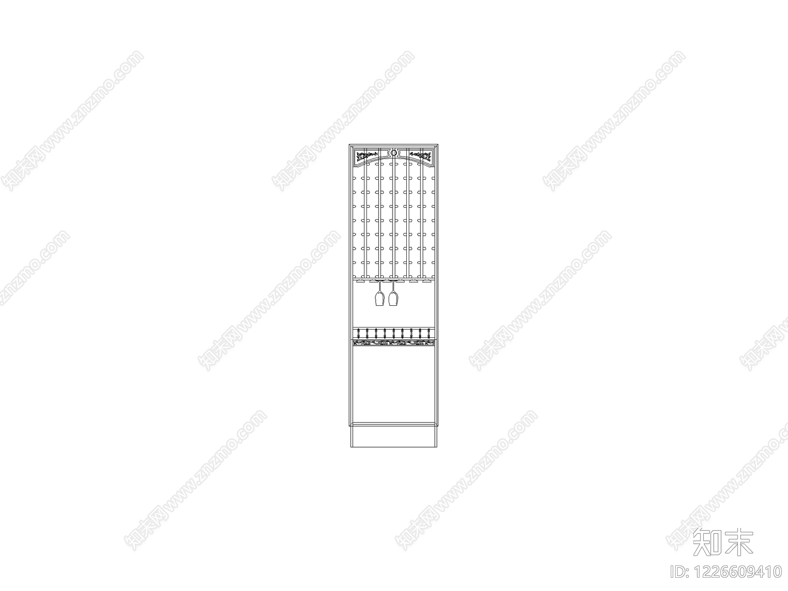 柜子cad施工图下载【ID:1226609410】