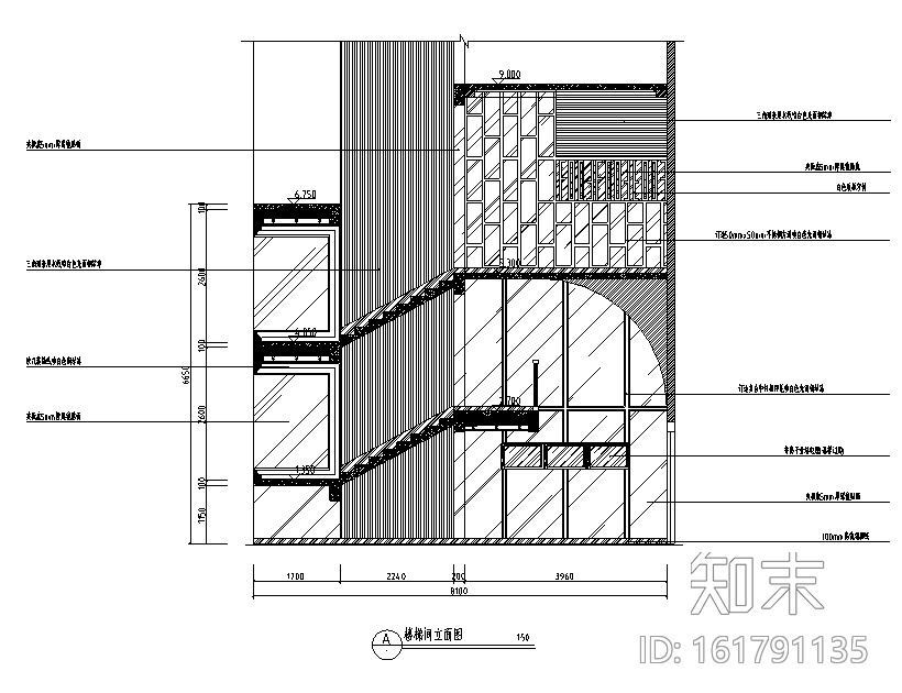 [河北]FD酒吧空间设计施工图（附效果图）cad施工图下载【ID:161791135】