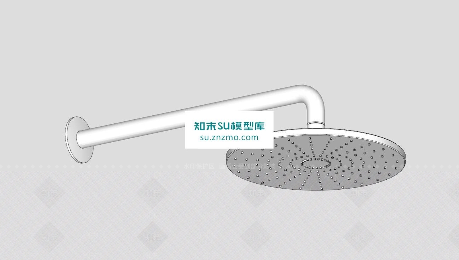 淋浴头SU模型下载【ID:172531141】