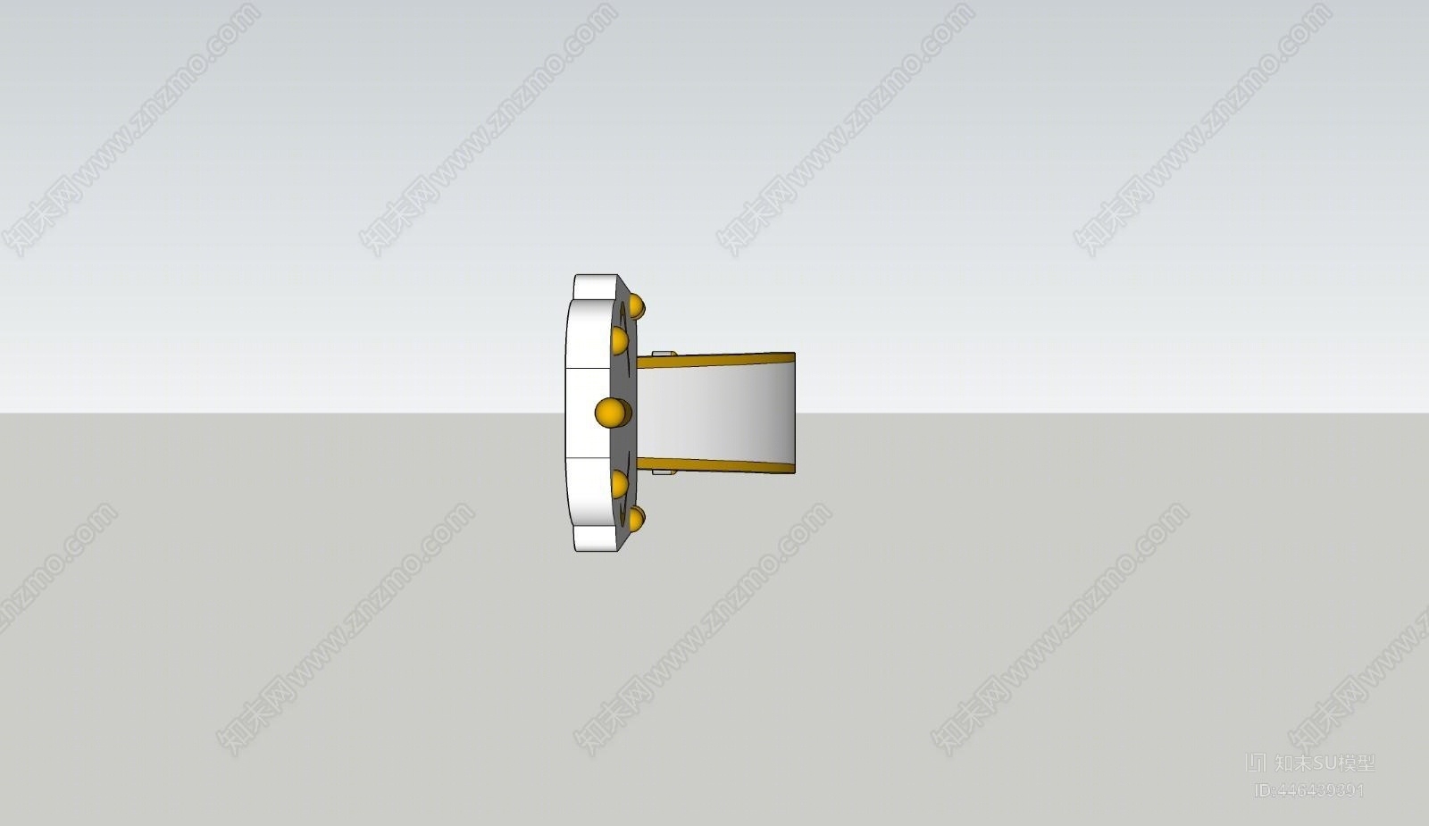 欧式门把手SU模型下载【ID:446439391】