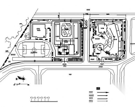 某三层幼儿园建筑施工图cad施工图下载【ID:151574197】