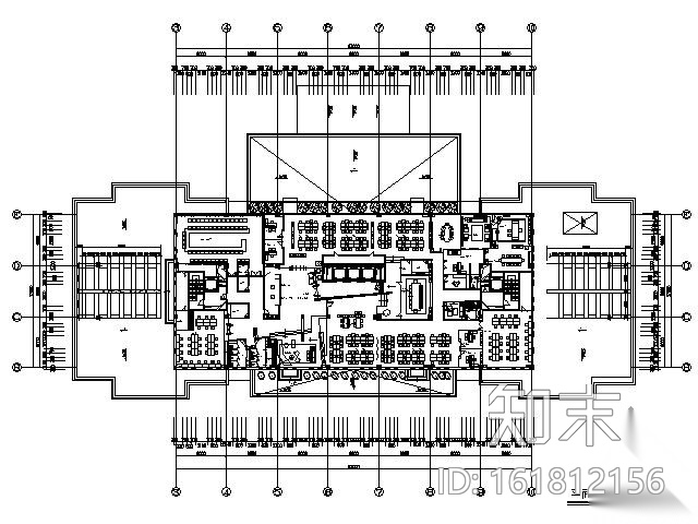 创意亚洲三层办公室施工图（含效果）施工图下载【ID:161812156】