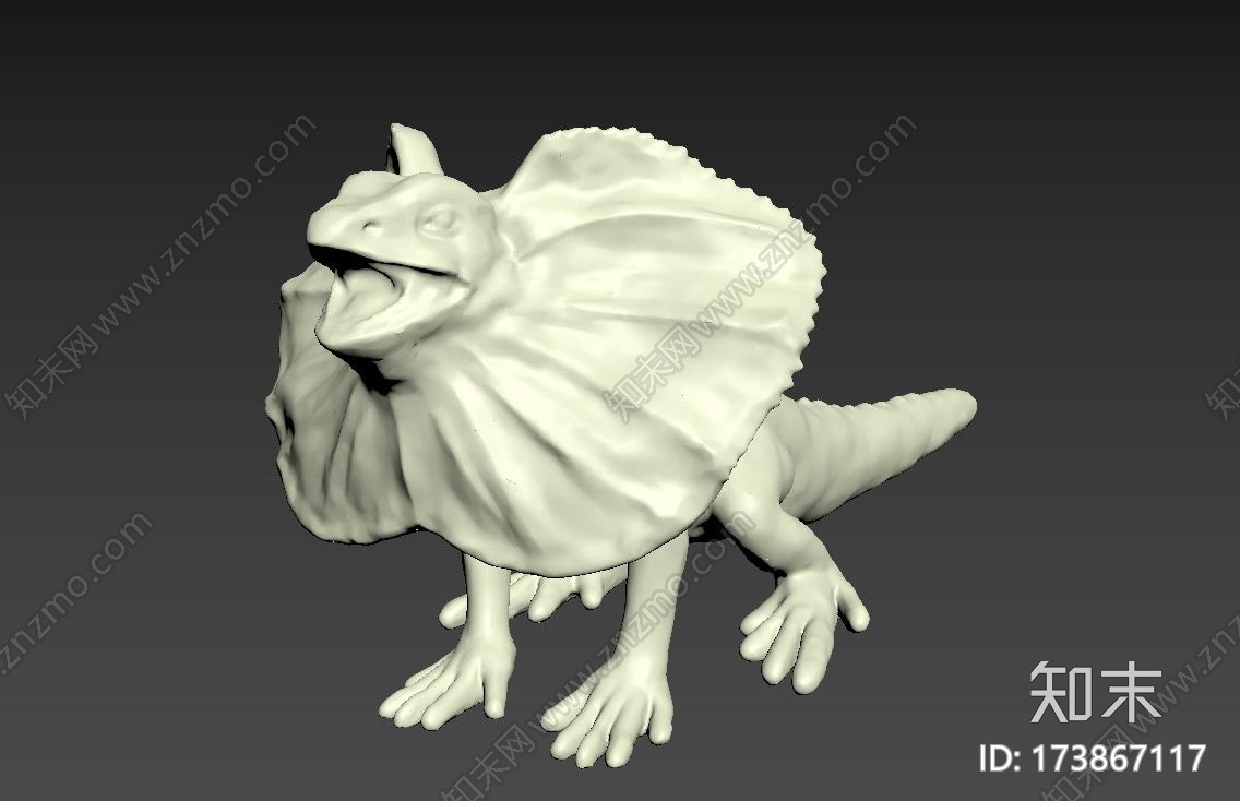 伞蜥3d打印模型下载【ID:173867117】