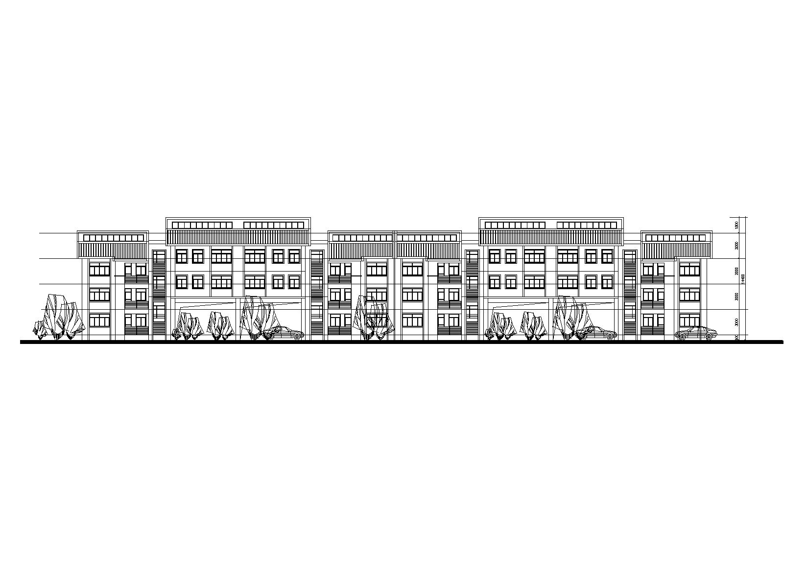 苏南传统民居村镇安居型公寓住宅建筑施工图（CAD+DOC）cad施工图下载【ID:165729185】