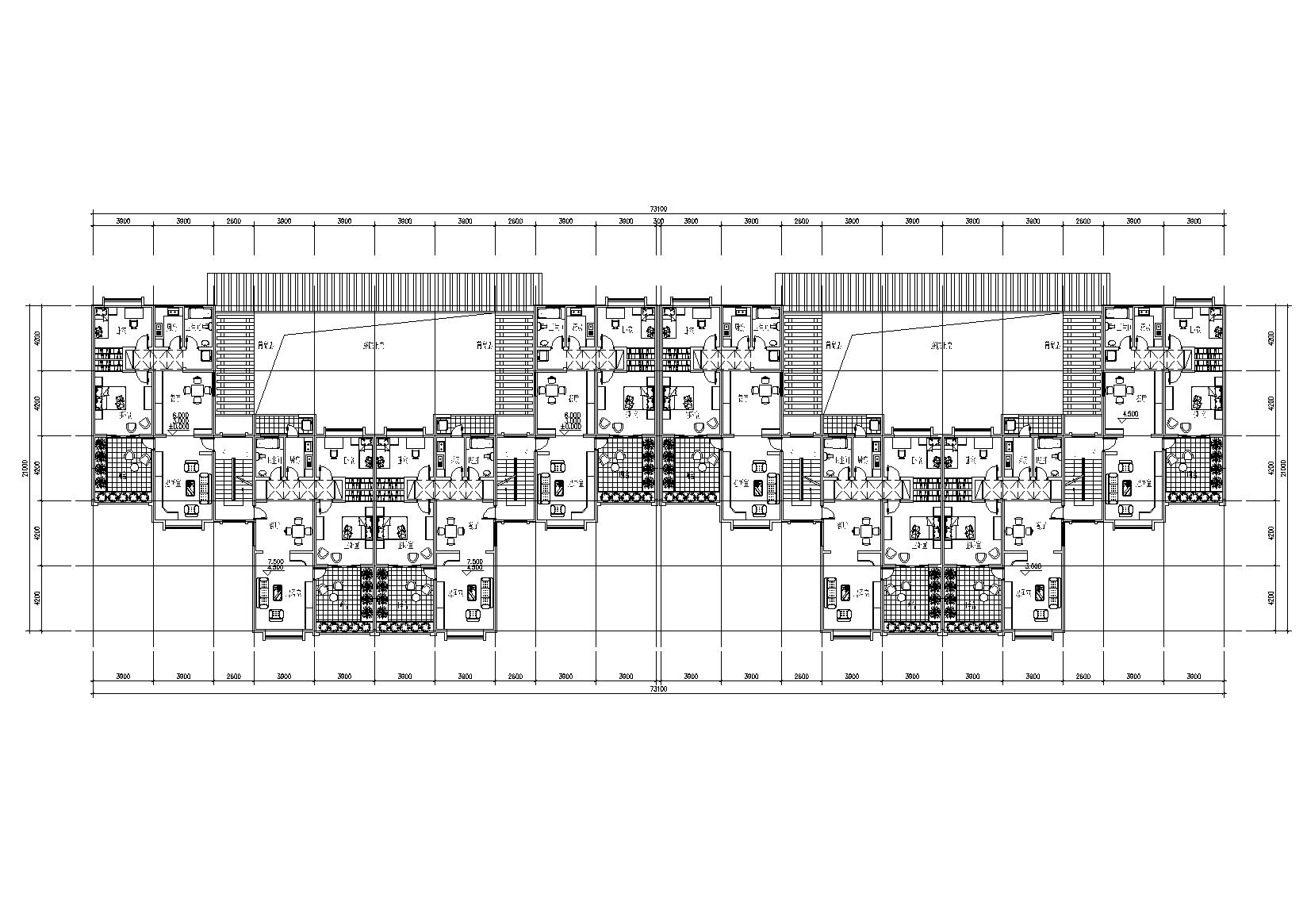 苏南传统民居村镇安居型公寓住宅建筑施工图（CAD+DOC）cad施工图下载【ID:165729185】