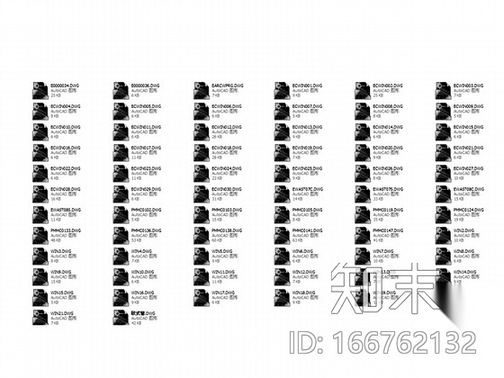 常用各种立面窗图块cad施工图下载【ID:166762132】