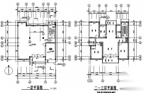 新农村建设某三层村民住宅楼建筑结构方案图cad施工图下载【ID:166072163】