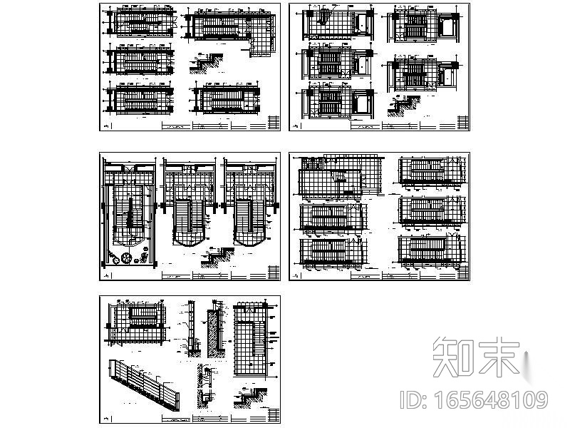 医院楼梯详图cad施工图下载【ID:165648109】