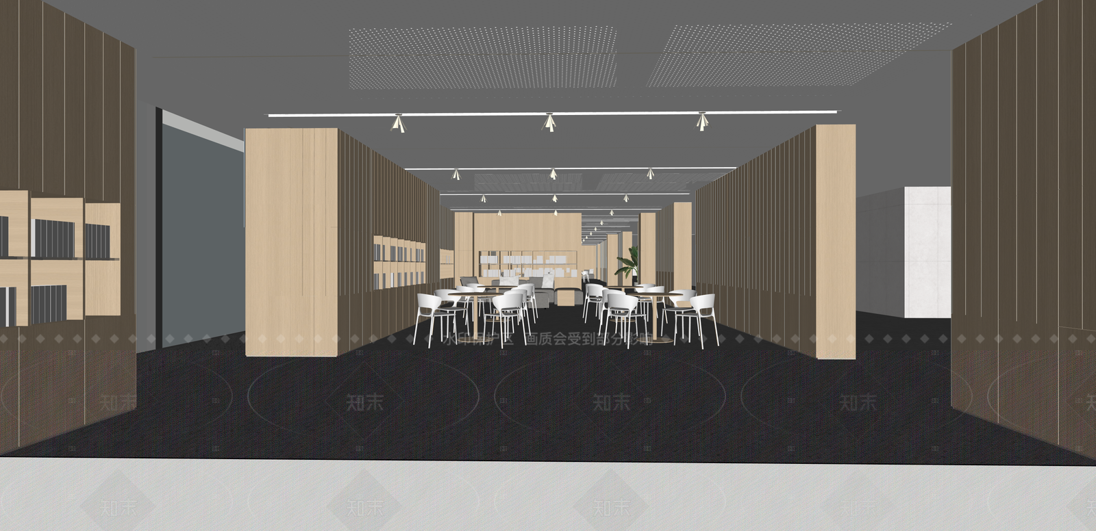 现代其他公共空间SU模型下载【ID:1215995934】