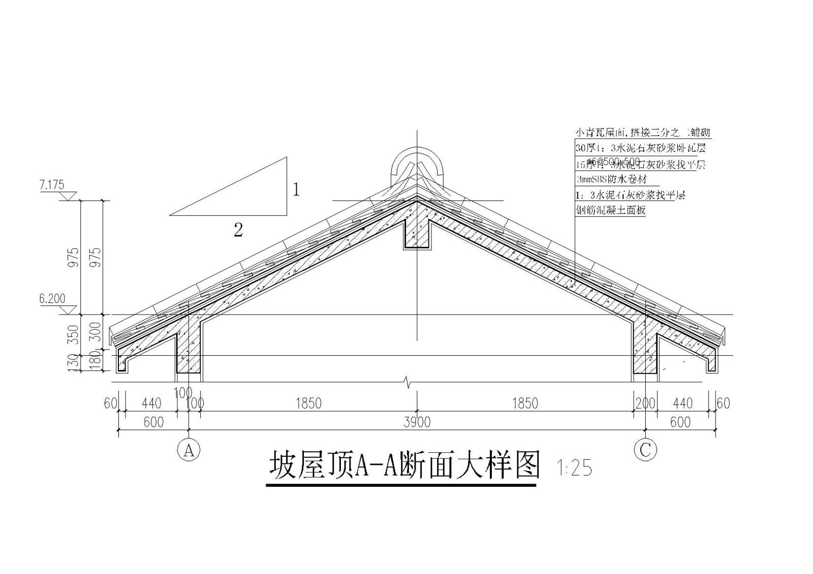 单家独院式二层别墅施工图施工图下载【ID:151636125】