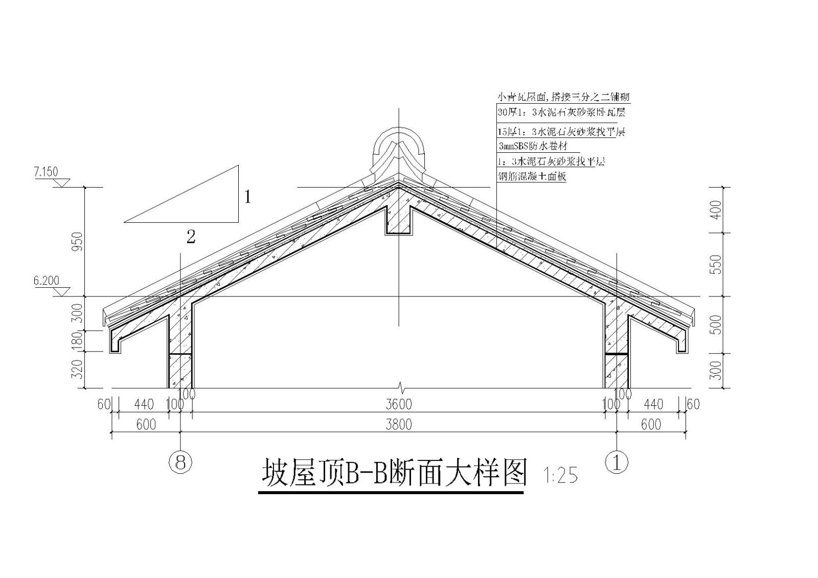 单家独院式二层别墅施工图施工图下载【ID:151636125】