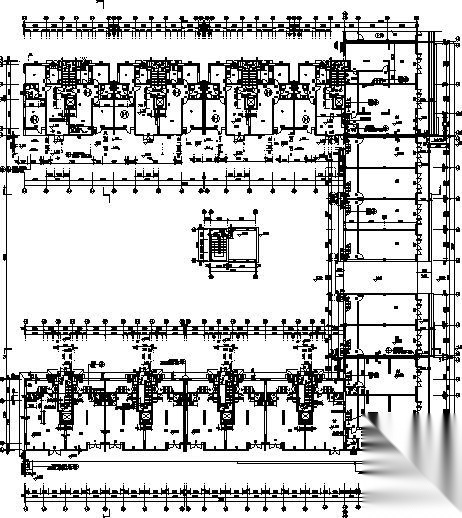 某国际现代城十一层住宅楼建筑施工图cad施工图下载【ID:149847168】