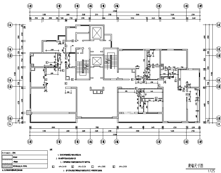 [湖北]武汉515M²大平层私宅施工图_附效果图施工图下载【ID:180849117】