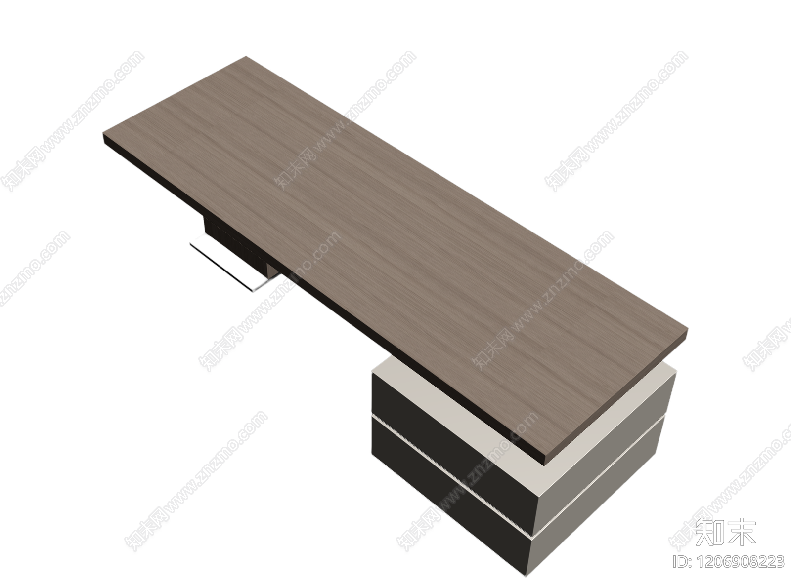 现代长桌组合3D模型下载【ID:1206908223】