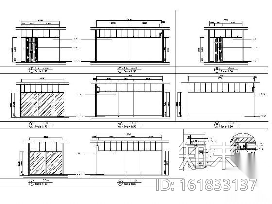 某高档办公楼装修施工图cad施工图下载【ID:161833137】