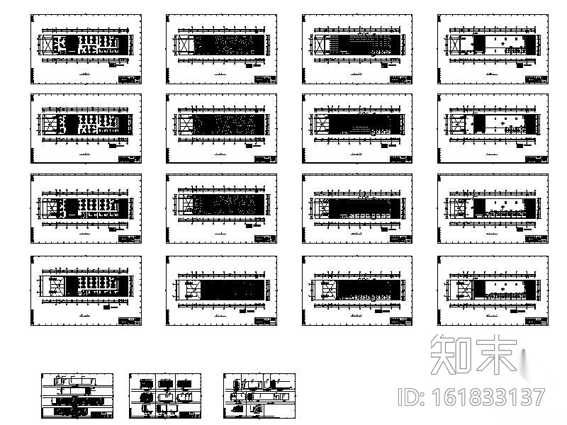 某高档办公楼装修施工图cad施工图下载【ID:161833137】