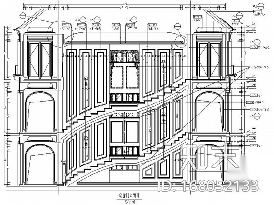 [杭州]某森林公园欧式双层别墅室内装饰竣工图（含效果）cad施工图下载【ID:168052133】